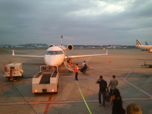 Unser CRJ-700 in TLS
