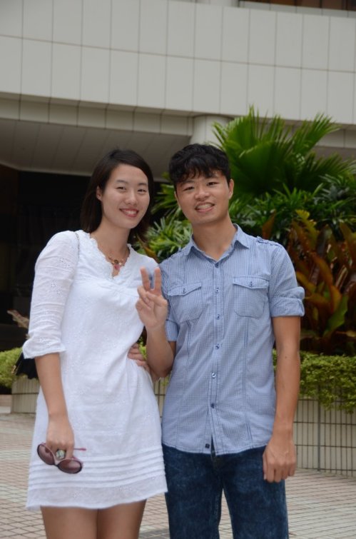 Hyunjung und ihr singapurchinesischer Kollege